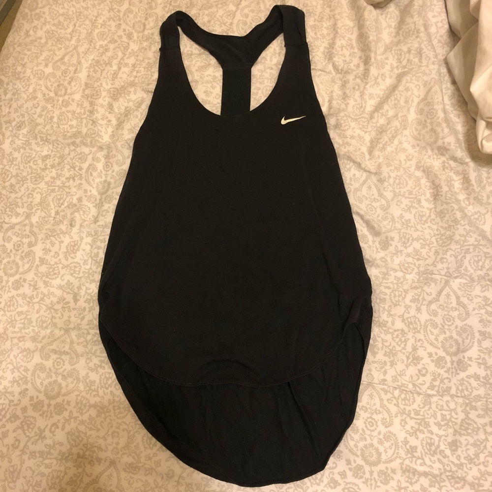 Nike dri fit black T-back athletic tank top - XS